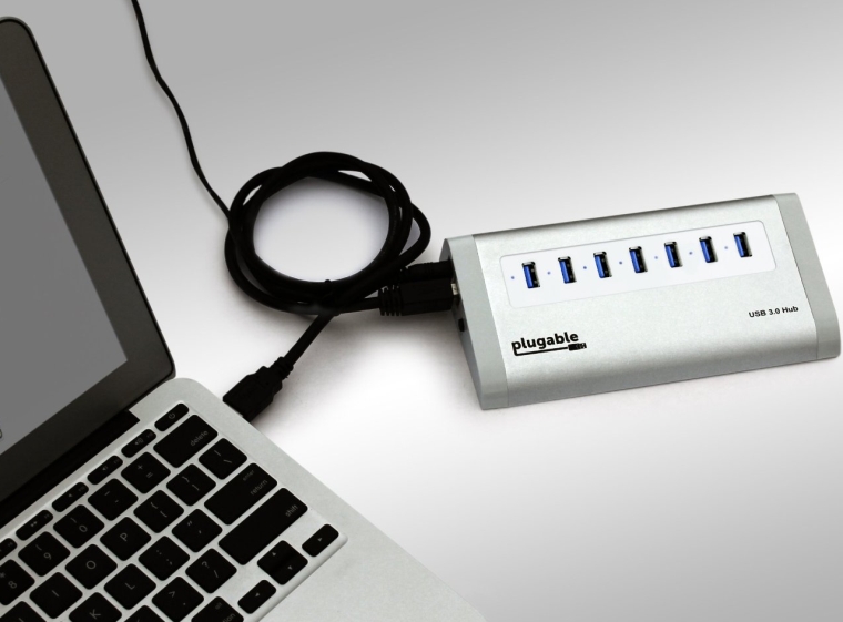 7 Port Aluminum USB 3.0 Hub