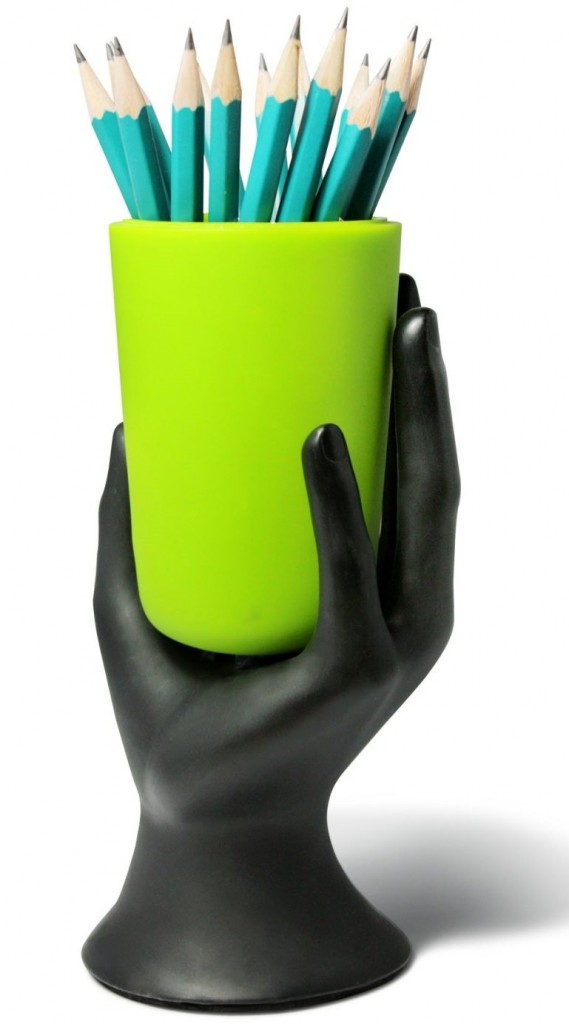 HAND CUP PEN PENCIL HOLDER