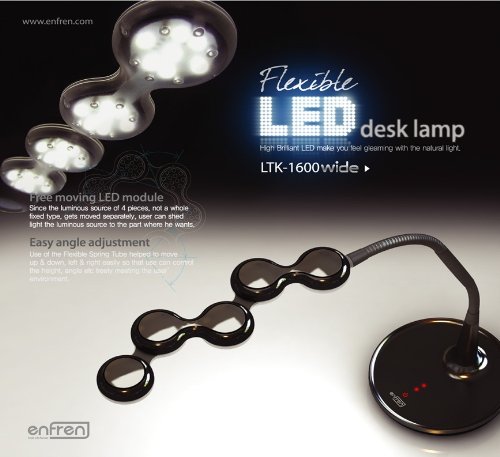 LInnovative Slick Design Bright Flexible LED Desk Lamp