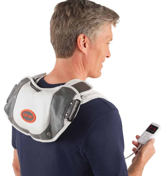 The Percussive Shoulder Massager