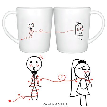 Tie the Knot His  Hers Coffee Mugs