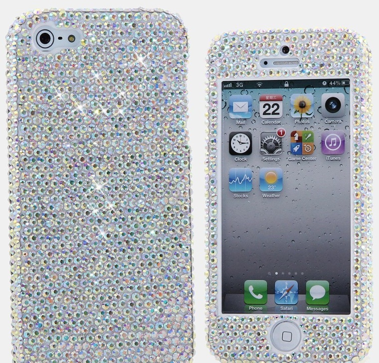 Bling iphone 5C Case Cover Faceplate Swarovski Elements Luxury