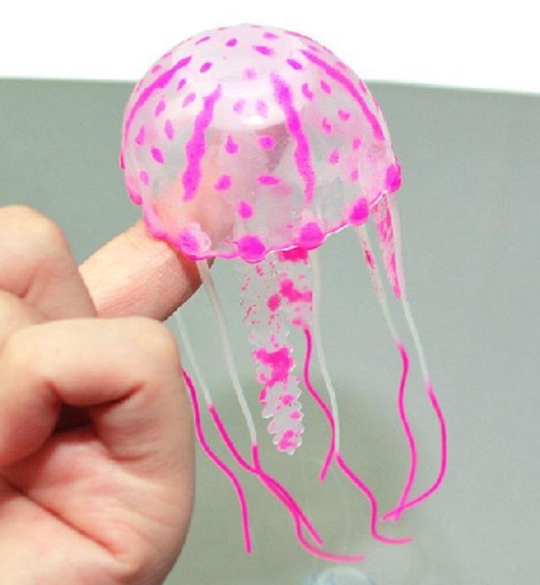 Glowing Effect Fish Tank Decoration Aquarium Artificial Jellyfish Ornament