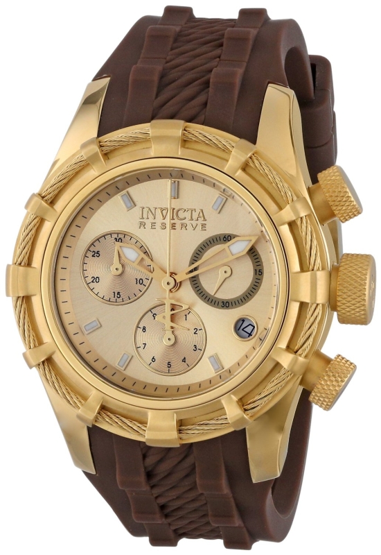 Invicta Women's 14782 Bolt Analog Display Swiss Quartz Brown Watch