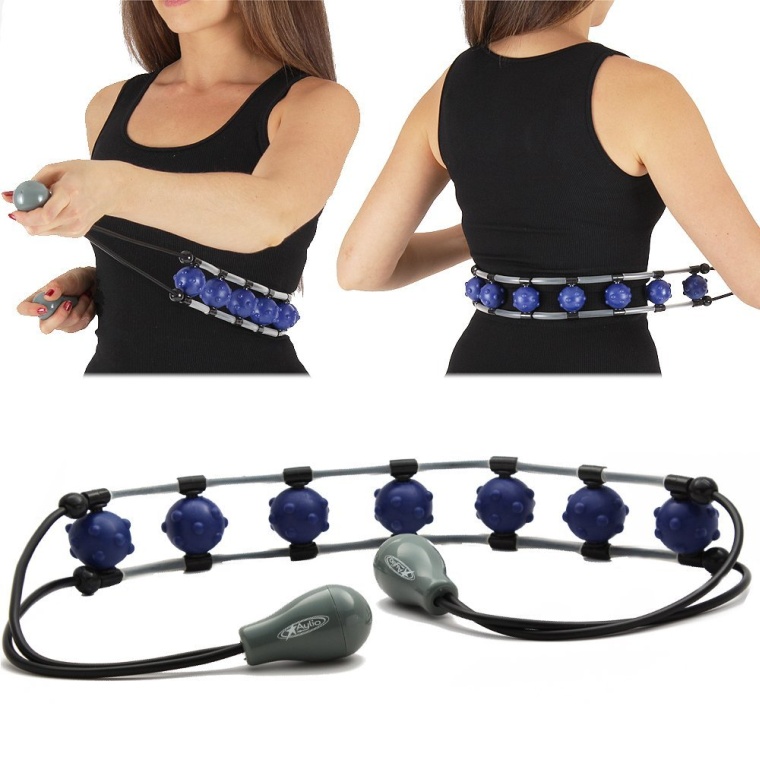 Aylio Self Massager with 7 Rolling Beaded Balls