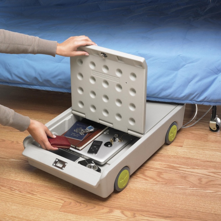 Lock and Roll Portable Under-Bed Personal Safe