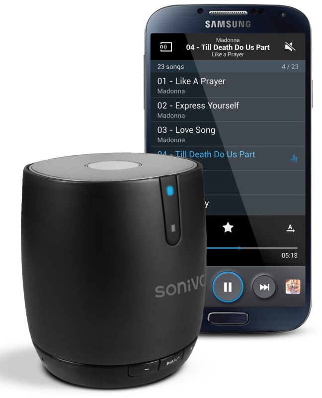 Sonivo  Portable Rechargeable Bluetooth Wireless Speaker with