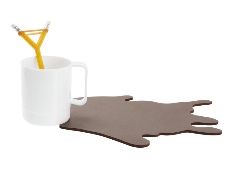Spilled Coffee Mouse Mat with Mug