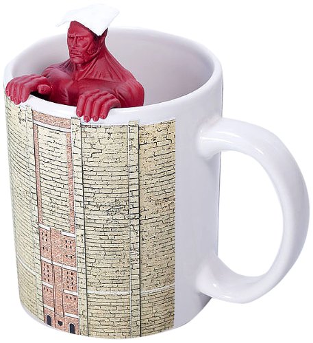 Tea strainer  mugs set of Attack