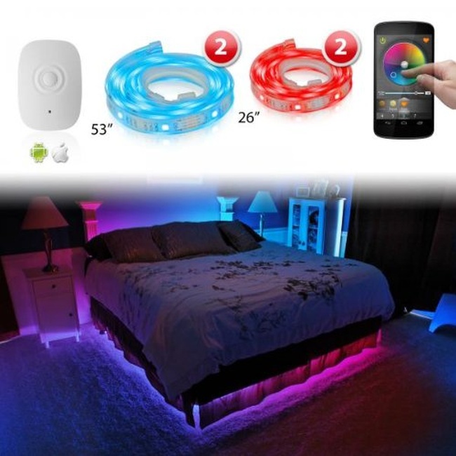 Interior Lighting iOS Android WiFi iPhone iPad App Control Dream Color Flexible Strip