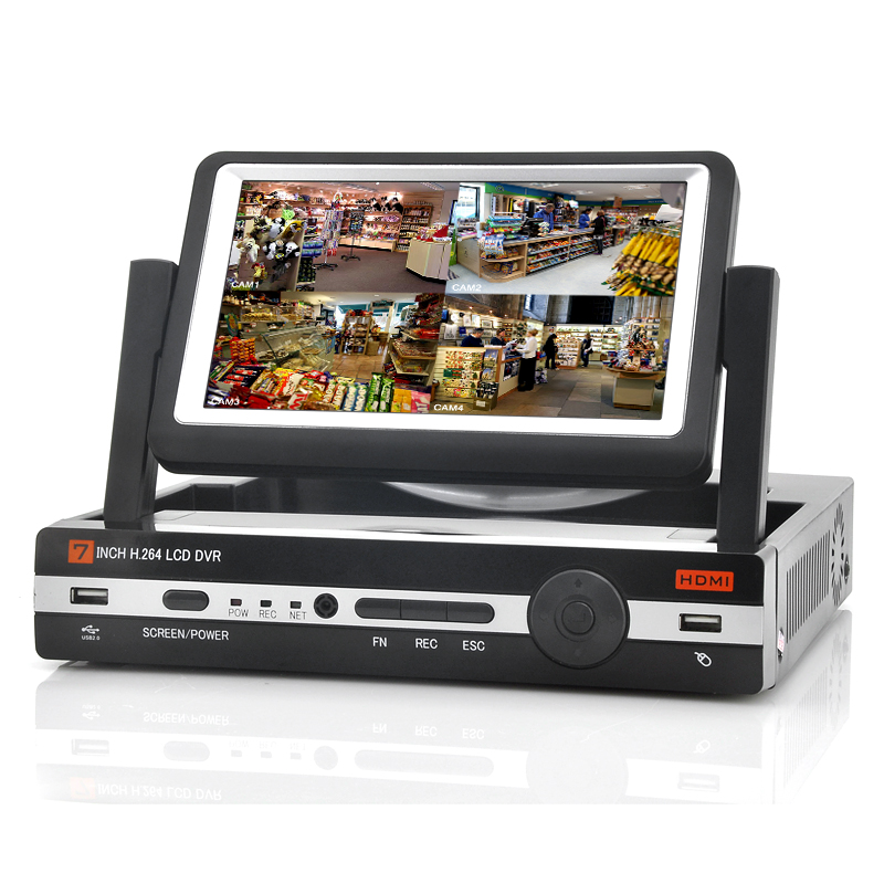 8 Channel DVR With 7 Inch Screen