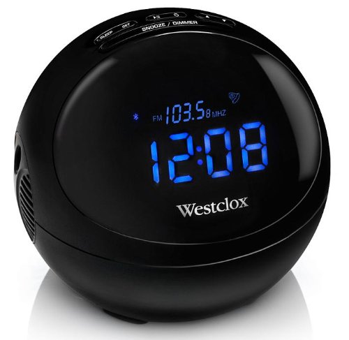 Bluetooth Stereo 0.7 LED Clock Radio with MP3 and USB Charge Port