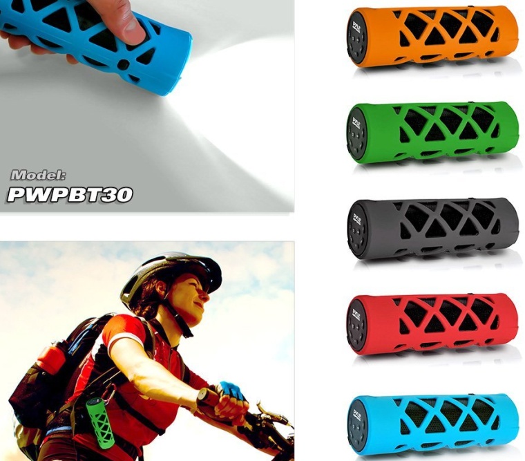 Pyle Bluetooth Water Resistant Flashlight Speaker with Call Answering Mic