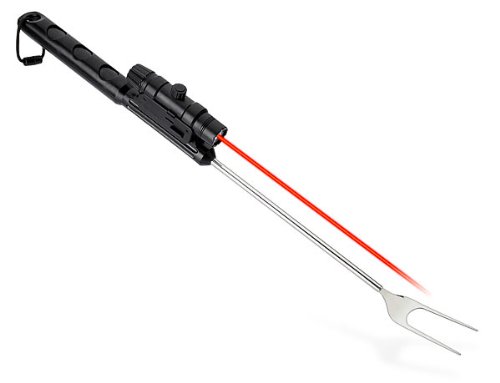 Tactical BBQ Fork with (flashlight & laser) sight