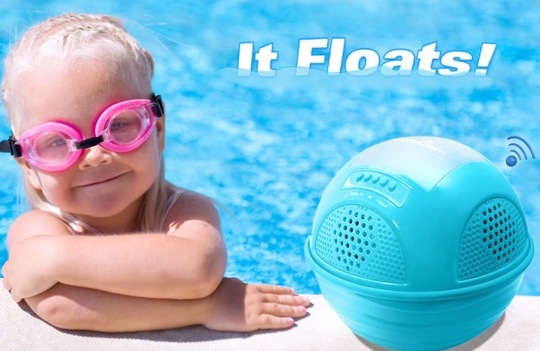 Aqua Blast Waterproof Bluetooth Floating Pool Speaker