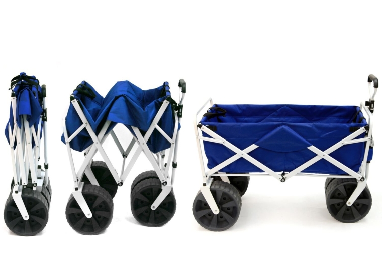 Mac Sports Folding Beach Wagon in Blue