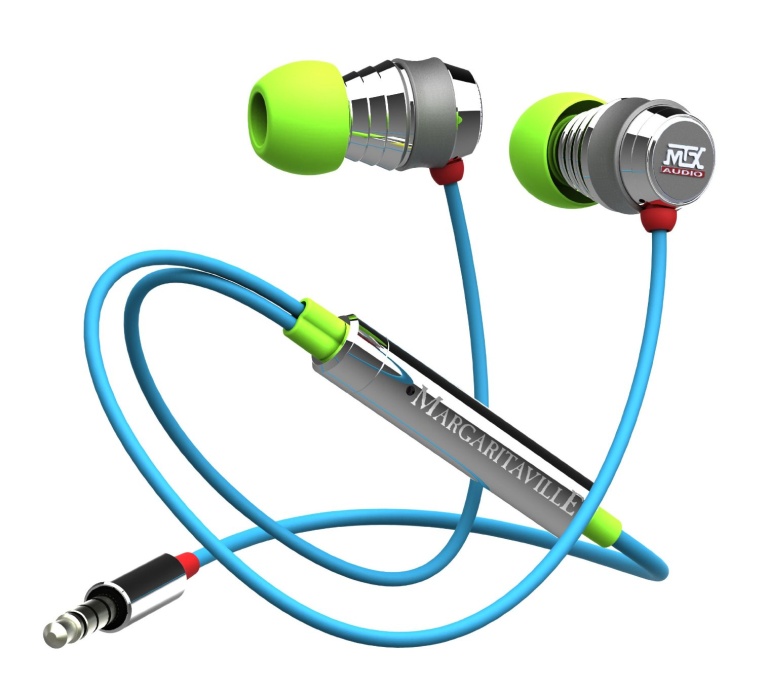 Margaritaville Audio MIX2-MACAW High Fidelity Earbuds
