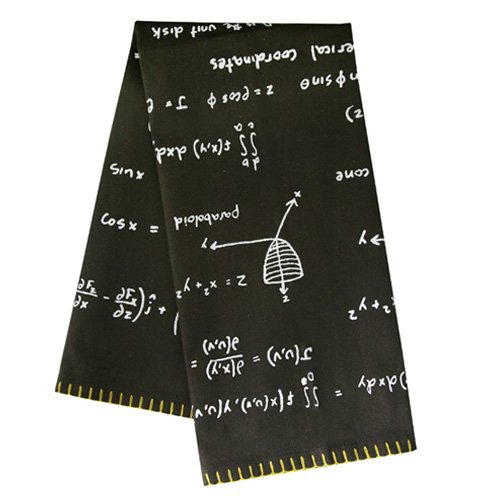 Math Notes Cotton Dishtowel
