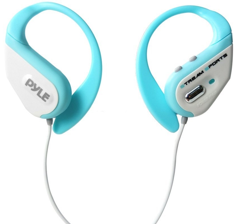 Pyle PWBH18BL Waterproof Bluetooth Streaming Wireless Headphones