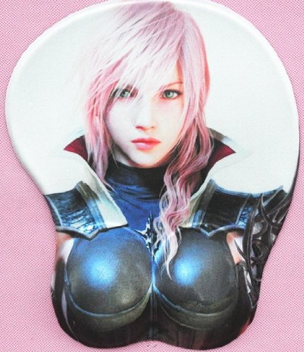 Sexy Girl Soft Big Breast 3d Silicon Mouse Pad