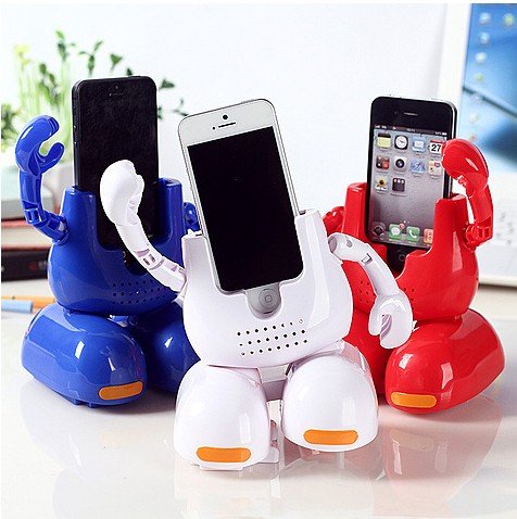 Dancing Face-stand Iphone Cradles,dance Robbot Cradles Support