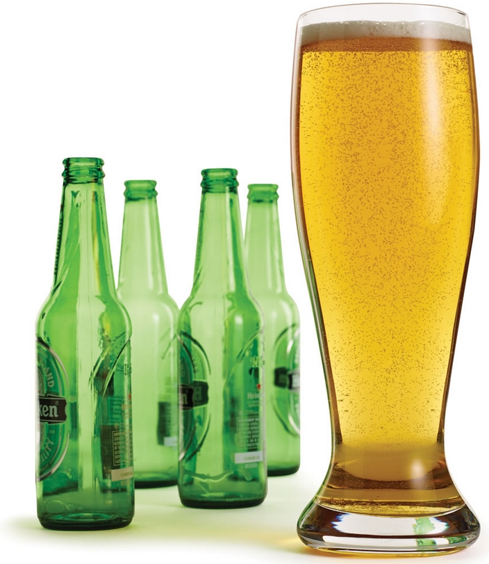 The Four Bottle Beer Glass