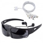 Virtual Digital Video Glasses AV Cable For iPhone Smartphone Device