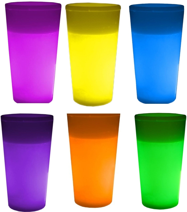 Glow in the Dark Light up Cups