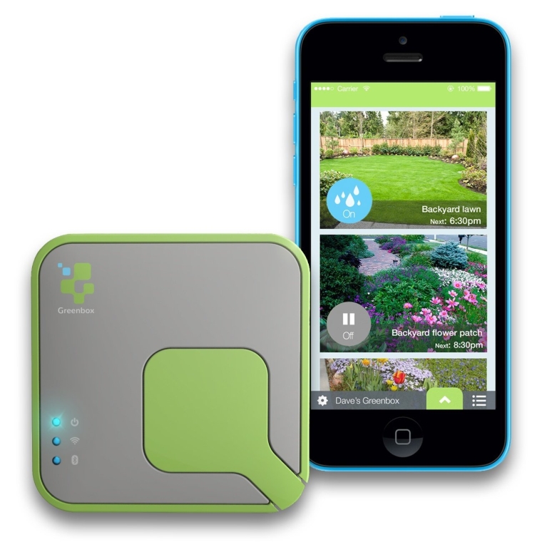 Greenbox Smartphone Controlled Automated Irrigation Sprinkler System for Garden and Lawn