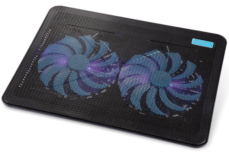 Laptop Notebook Cooling Pad Chill Mat with Dual 160mm Blue LED Fans
