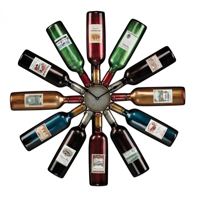 Wine Bottle Clock