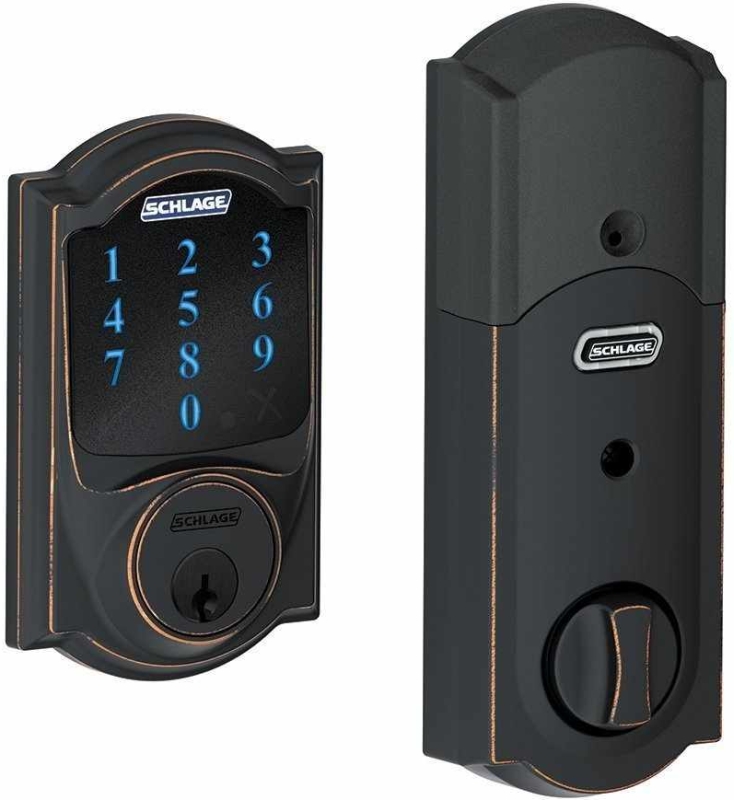 Camelot Z-Wave Touchscreen Deadbolt with Built-In Alarm