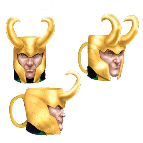 Thor Loki Marvel Molded 16 oz. Mug