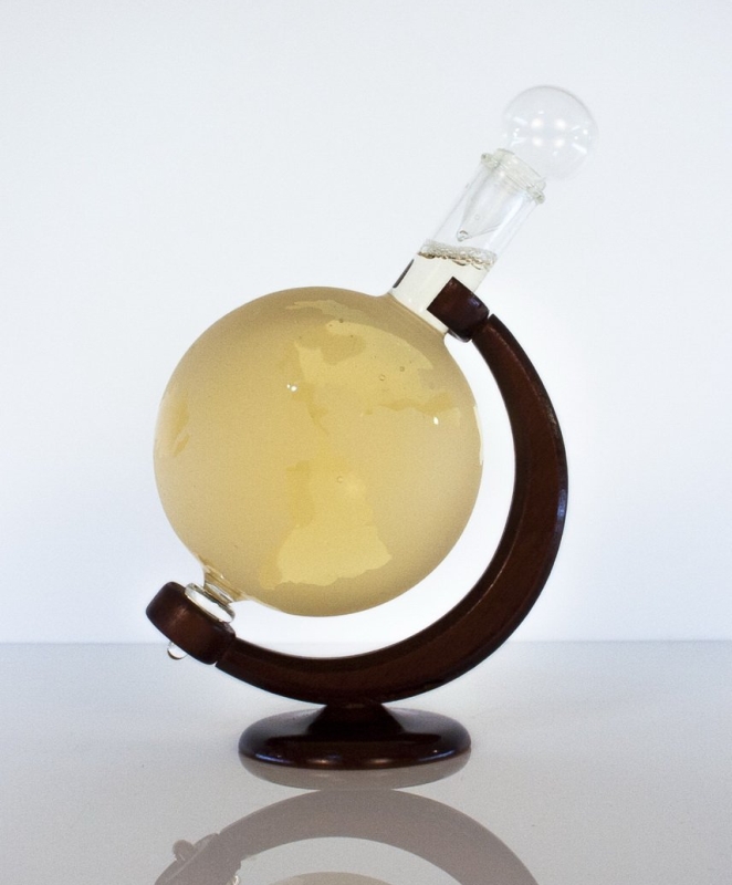 Glass Globe Figurine Decanter