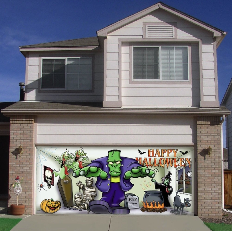 Halloween Holiday Garage Door Décor