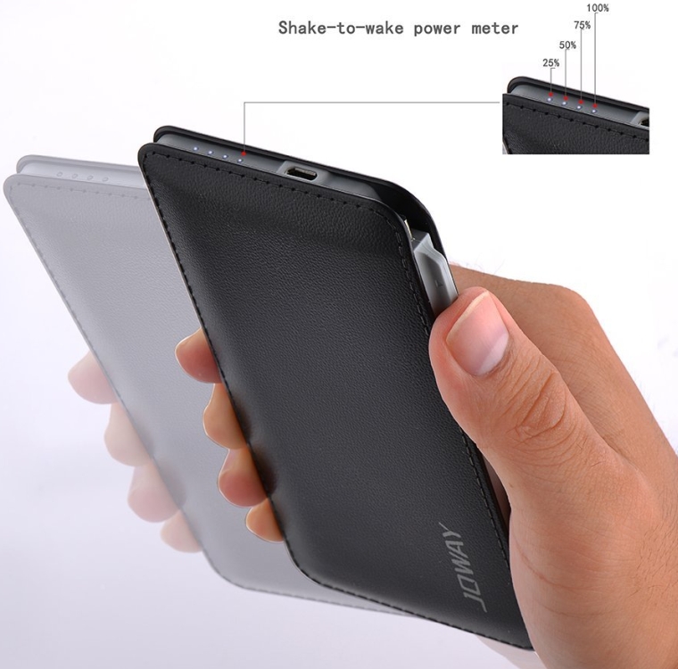 Ultra-slim Triple Output Port Cable Free Power Bank External Battery Portable Charger Pack