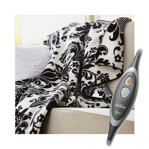 Microplush Electric Heated Throw Blanket