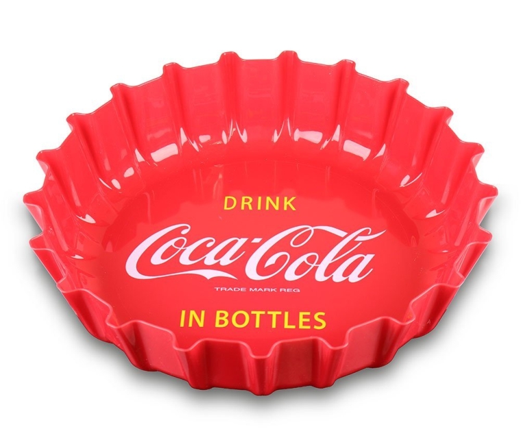 Round Coca Cola Cap Plastic Trays
