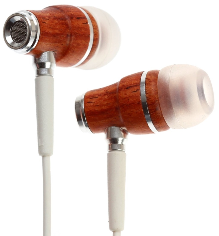 Wood In-ear Noise-isolating Headphones