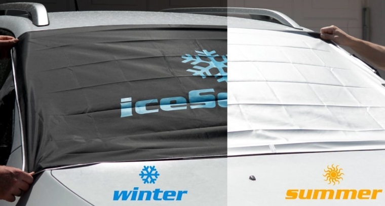 Magnetic Frost Ice Snow Sun Windshield Cover