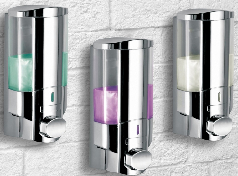 Ultra-Luxury SoapShampooLotion Modular-Design Shower Dispenser