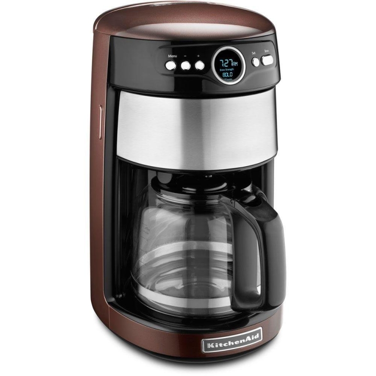 14-Cup Programmable Coffee Maker with Glass Carafe in Espresso