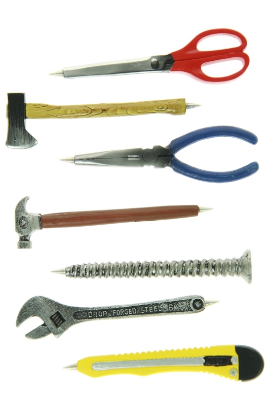 Construction Worker Tool Pens - Set of 7