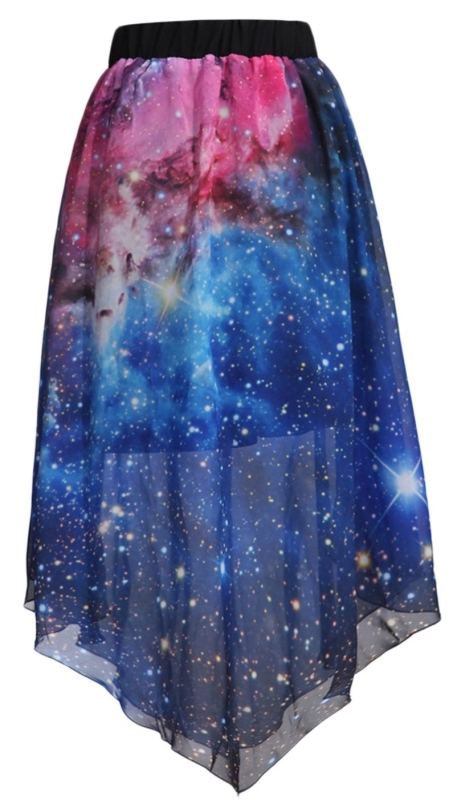 Galaxy Cosmic Digital Printed Skirts