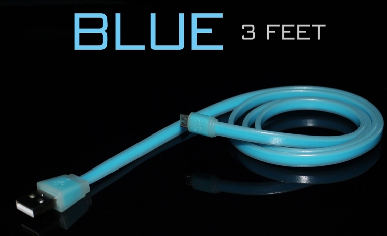 Glow in the Dark - Micro USB - Charge and Sync Data Cable