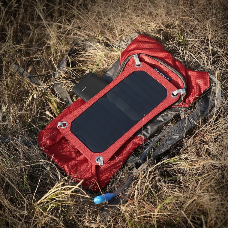 Hydration backpack+Solar Charger Bag