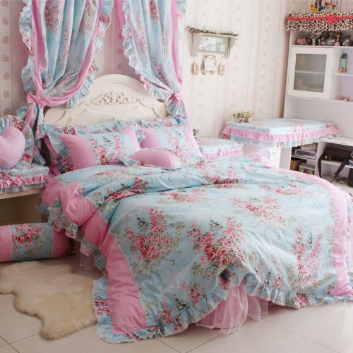 Romantic Rose Print Bedding Sets