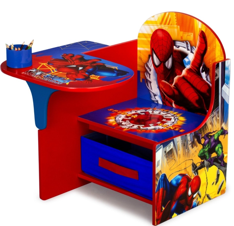 Spiderman Chair Desk with Storage Bin