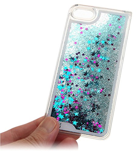 iPhone6 Aqua Sparkling Star Case