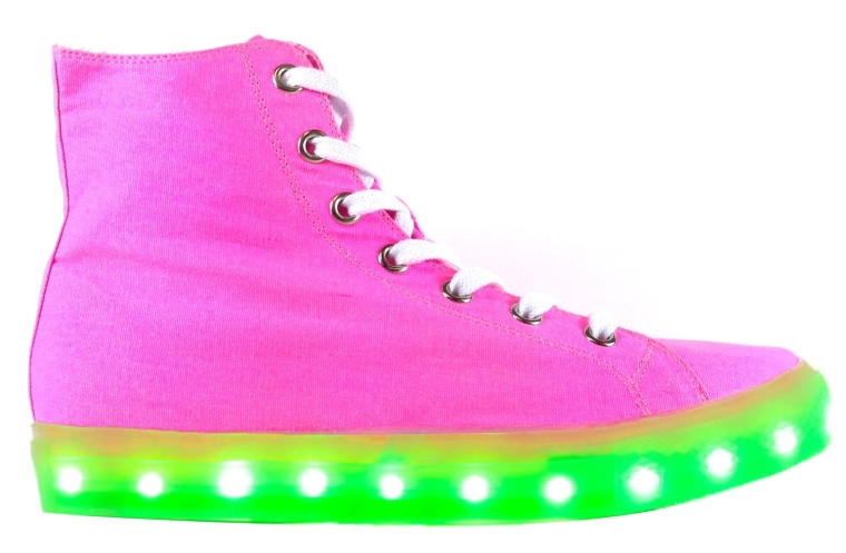 ACEVER Fashion Sneakers with LED Light Christmas Party Rave Dancing Prom Party Camping Flashing Adjustable Light